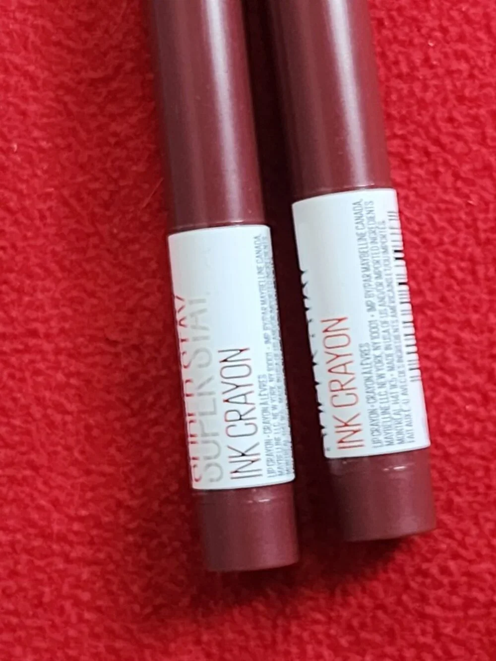 Maybelline New York SuperStay Ink Lip Crayon .04oz Color 65 Settle for More 2PK